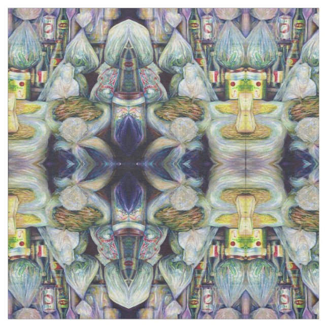 Singapore's Sundried Flavors Fabric (Swatch)