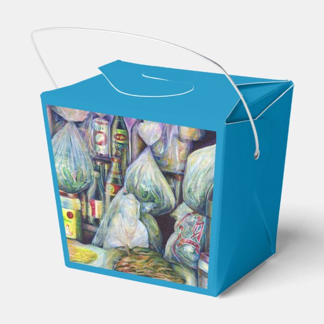 Singapore's Sundried Flavors Favor Boxes (Back Side)