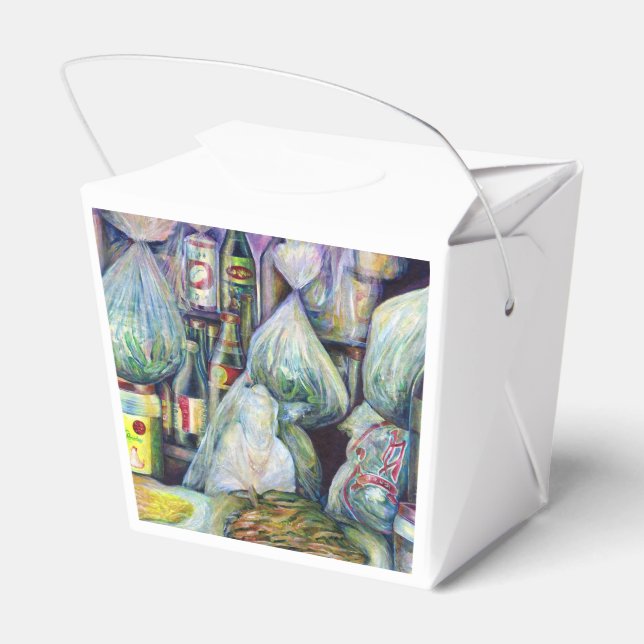 Singapore's Sundried Flavors Favor Boxes (Back Side)