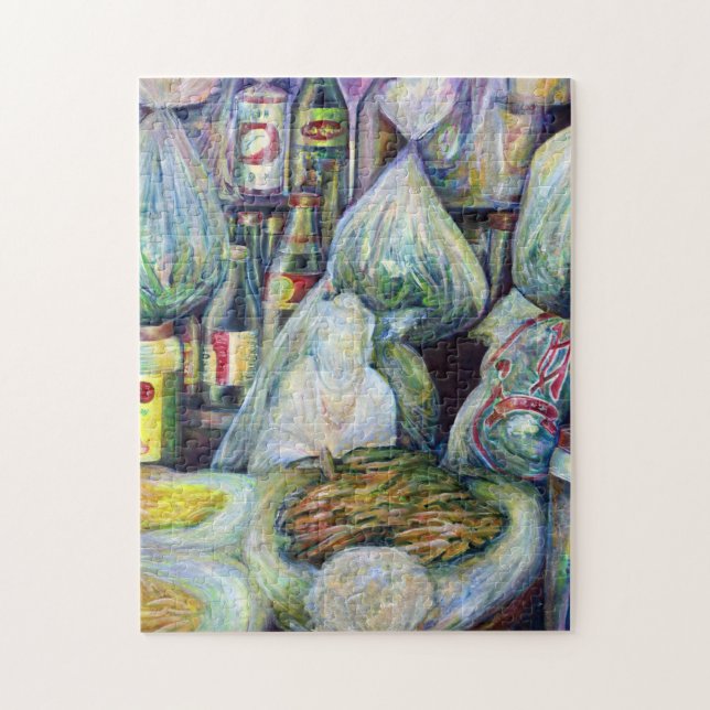 Singapore's Sundried Flavors Jigsaw Puzzle (Vertical)