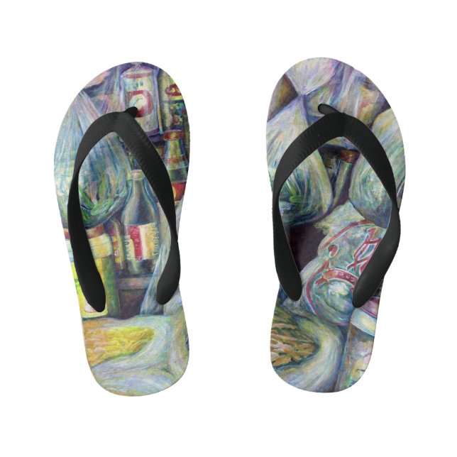 Singapore's Sundried Flavors Kid's Flip Flops (Footbed)