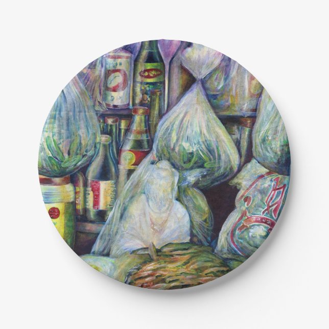 Singapore's Sundried Flavors Paper Plates (Front)