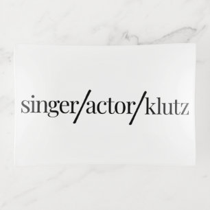 Singer Actor Klutz Trinket Tray