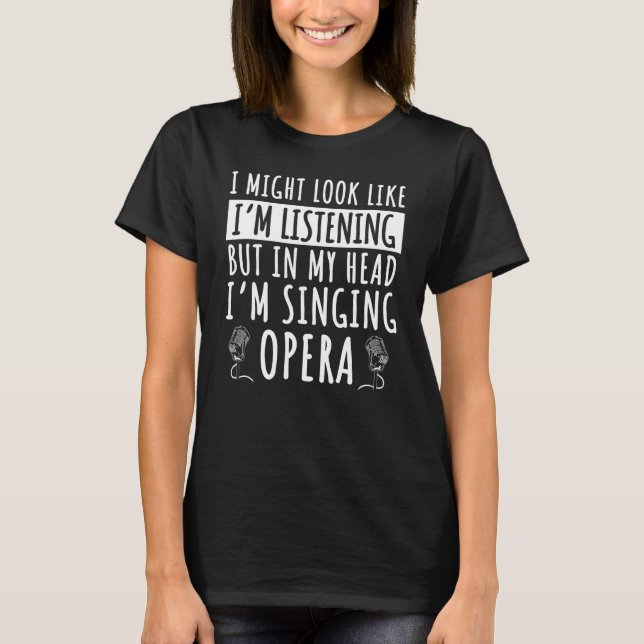 Singer Artist Musician Vocalist Soloist Music Sing T-Shirt (Front)