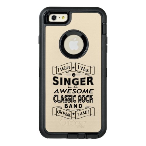 SINGER awesome classic rock band blk OtterBox Defender iPhone Case