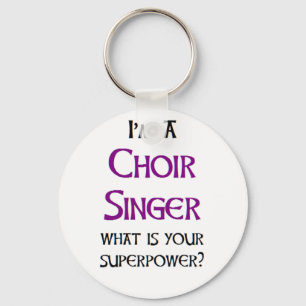 singer choir keychain