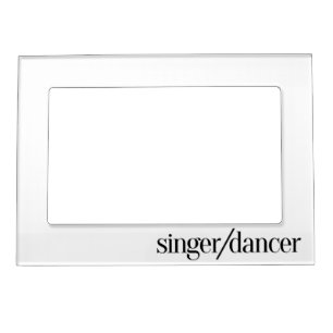 Singer/Dancer Magnetic Photo Frame