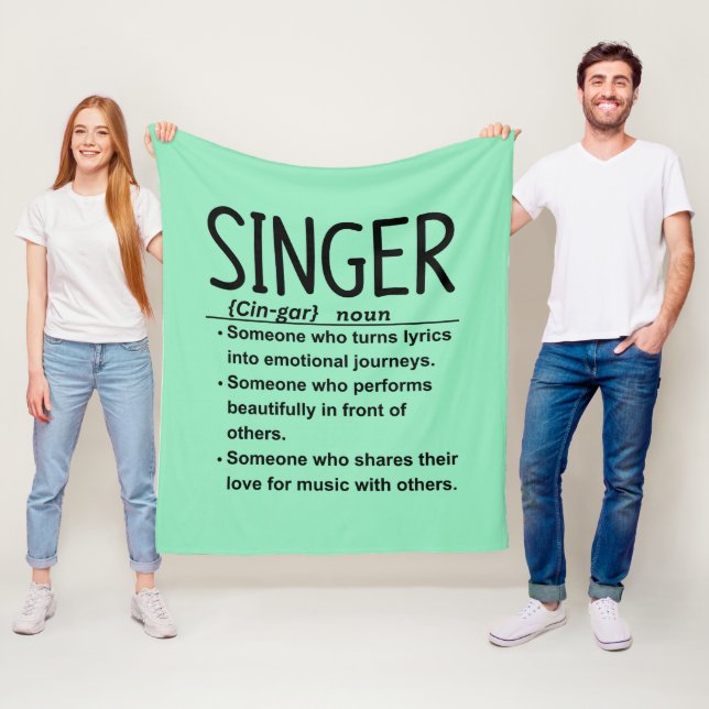 Singer Fleece Blanket (In Situ)