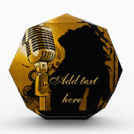 Singer I Am,I Rock!_ Award<br><div class="desc">Award with a singer on it and you can add your name to it. Art of a female singer singing in a golden mic, touching the hearts of many.</div>