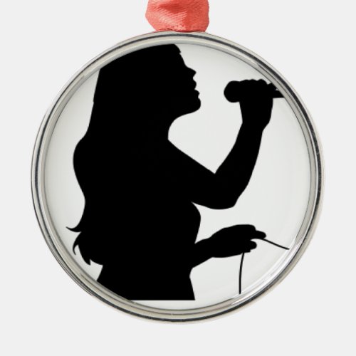 SINGER METAL ORNAMENT