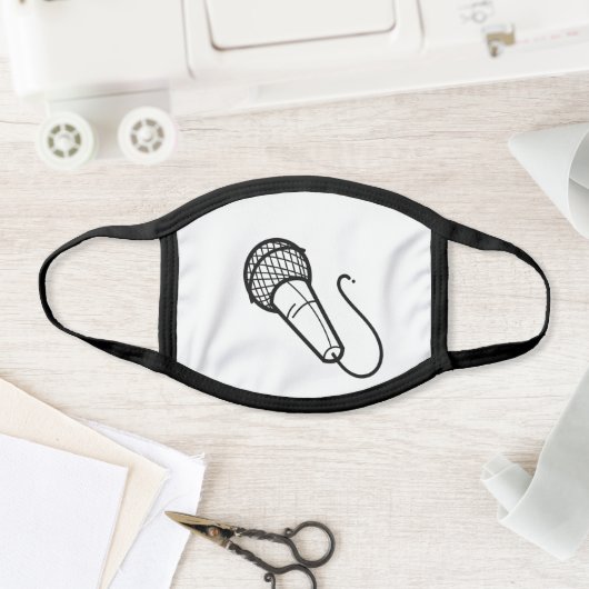 Singer Microphone Musician Face Mask (Insitu)