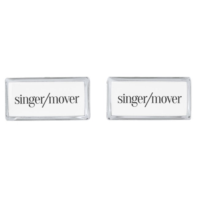 Singer/Mover Cufflinks (Front)