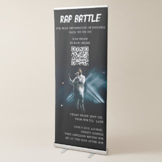 Singer Musician Music Hip Hop Photo Promotional Retractable Banner