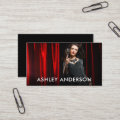 Singer Musician Photo Promo Business Card | Zazzle