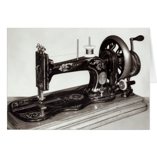 Singer 'New Family' sewing machine, 1865 Cards (Front Horizontal)