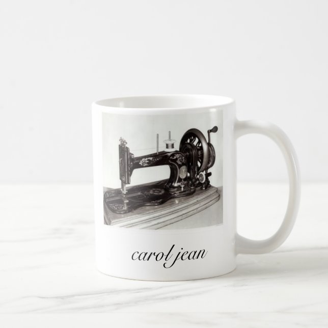 Singer-New-Family-Sewing-Machine-1865-Giclee-Pr... Coffee Mug (Right)