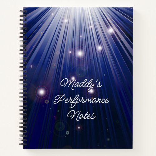 Singer or Actor  Notebook
