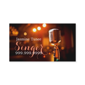 Singer, Performer, Music Business Card