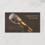 Singer, Performer, Vocalist Business Card at Zazzle
