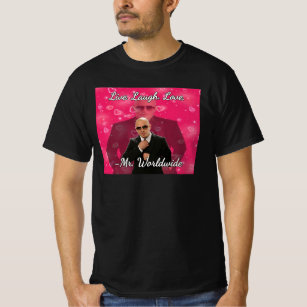 singer pitbull t shirt
