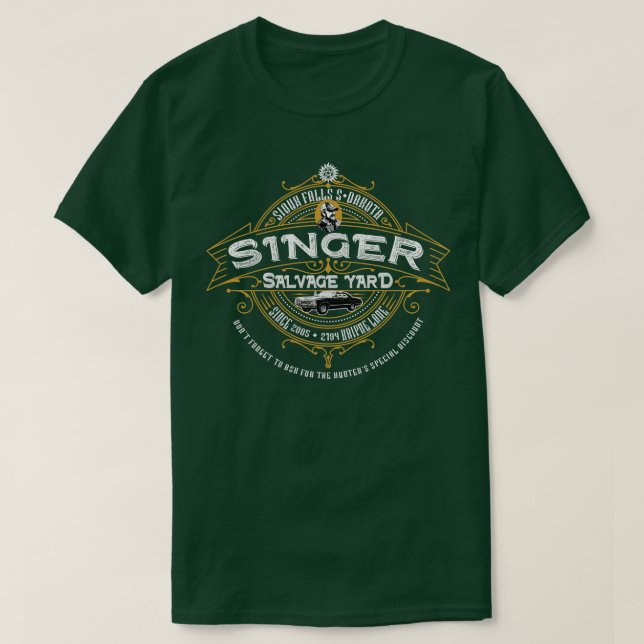 Singer Salvage Yard T-Shirt (Design Front)