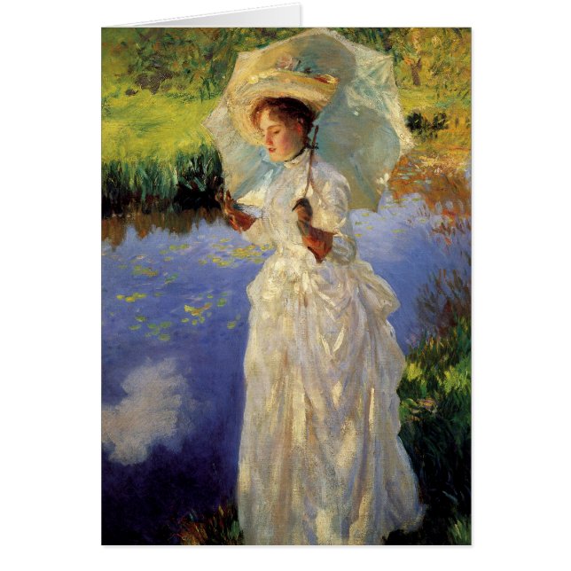 Singer Sargent Morning Walk CC0436 Cards (Front)