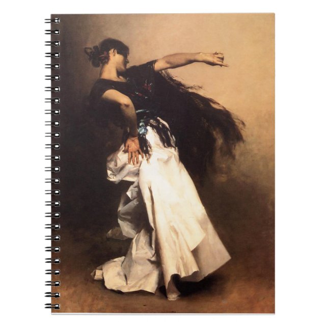 Singer Sargent Spanish Dancer Notebook (Front)