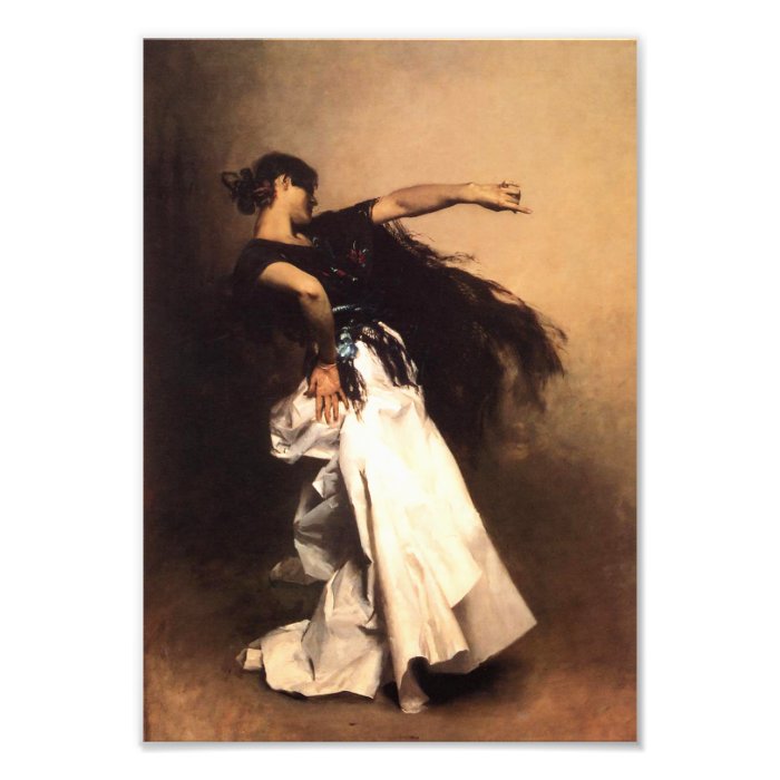 Singer Sargent Spanish Dancer Print Photo