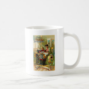 Singer Sewing Machine "The First Lesson" Vintage Coffee Mug