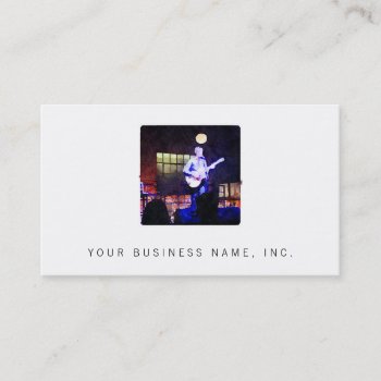 Singer Songwriter Business Card by TerryBainPhoto at Zazzle