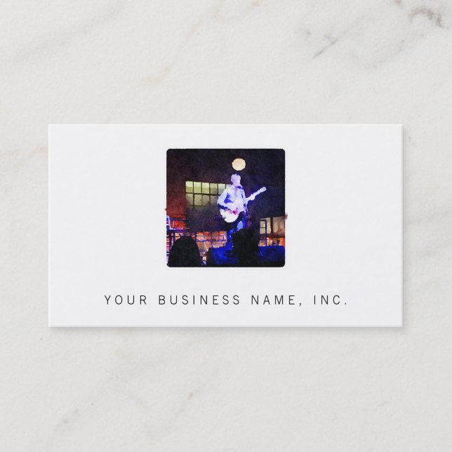Singer Songwriter Business Card (Front)