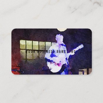 Singer Songwriter Business Card by TerryBainPhoto at Zazzle