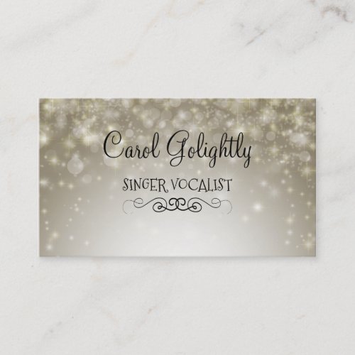 Singer Vocalist Contact Cards