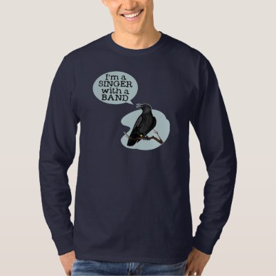 Singer With A Band T-Shirt