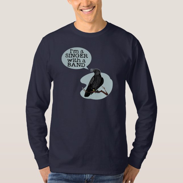 Singer With A Band T-Shirt (Front)