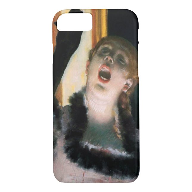 Singer with a Glove, Edgar Degas Case-Mate iPhone Case (Back)