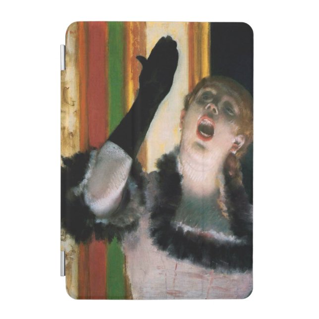 Singer with a Glove, Edgar Degas iPad Mini Cover (Front)