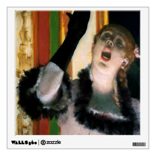 Singer with a Glove, Edgar Degas Wall Decal