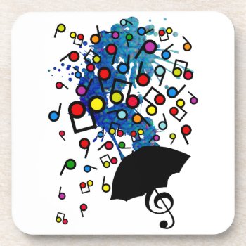 Singin' In The Rain Drink Coaster by auraclover at Zazzle