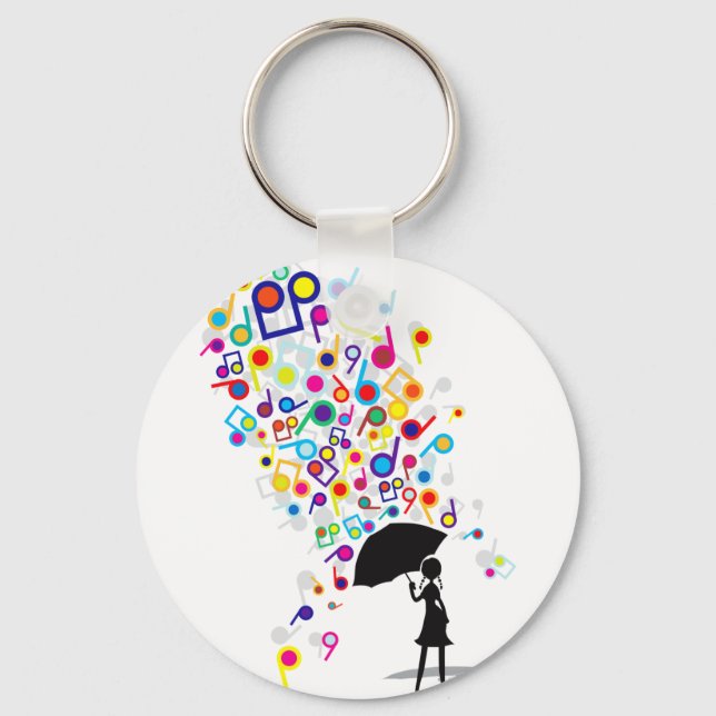 Singin' in the Rain Keychain (Front)