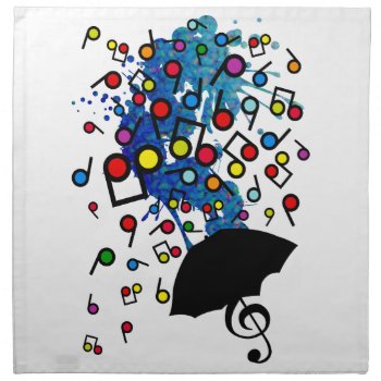 Singin' In The Rain Napkin by auraclover at Zazzle