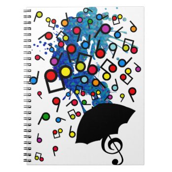 Singin' In The Rain Notebook by auraclover at Zazzle