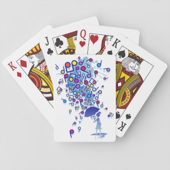 Singin' In The Rain Playing Cards by auraclover at Zazzle