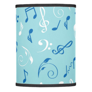Singin the Blues Musical Pattern Lamp Shade