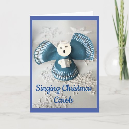 SINGING ANGELS JUST FOR FRIENDSFAMILY THIS YEAR CARD