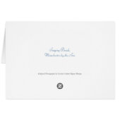 Singing Beach Sandpipers Cards (Back Horizontal)
