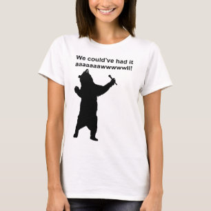 Singing Bear Funny Shirt