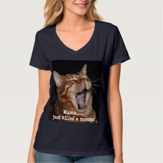 Singing Bengal Cat Queen Song Parody Womans T-Shirt
