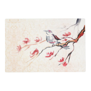 Singing Bird Background Placemat