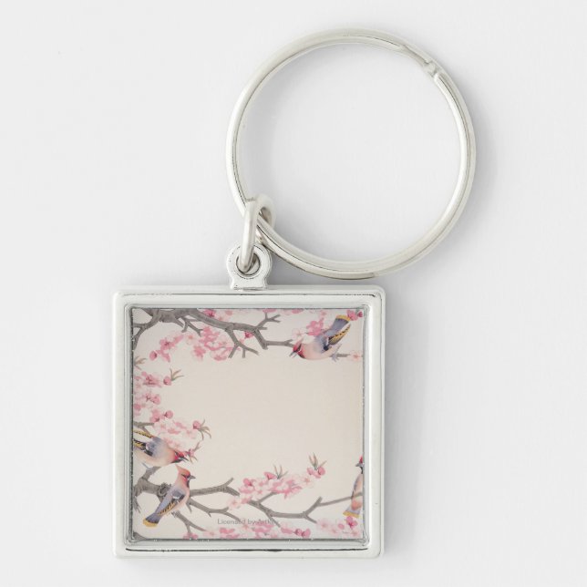 Singing Birds in Spring Keychain (Front)